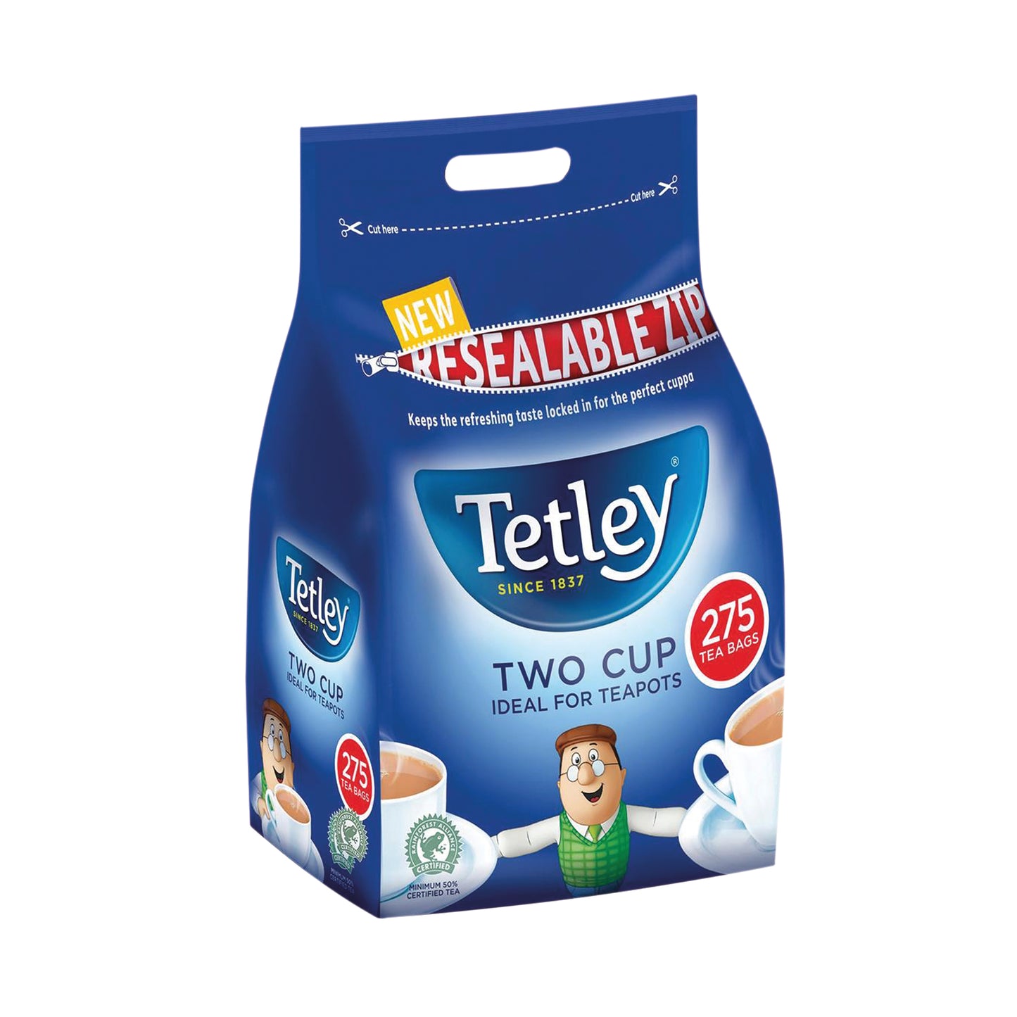 Tetley Two Cup Tea Bags (Pack of 275) A07965