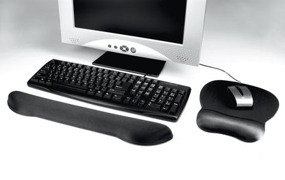 Contour Ergonomics Memory Foam Mouse Mat Wristrest Black CE77698