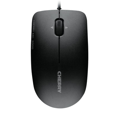 CHERRY MC 2000 Corded Mouse with Tilt Wheel, Black, USB