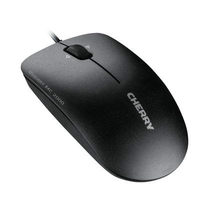 CHERRY MC 2000 Corded Mouse with Tilt Wheel, Black, USB