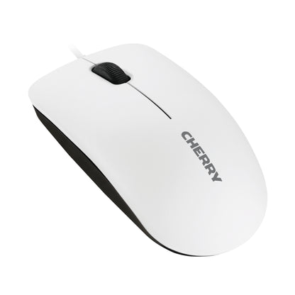 CHERRY MC 1000 Corded Mouse, Pale Grey, USB