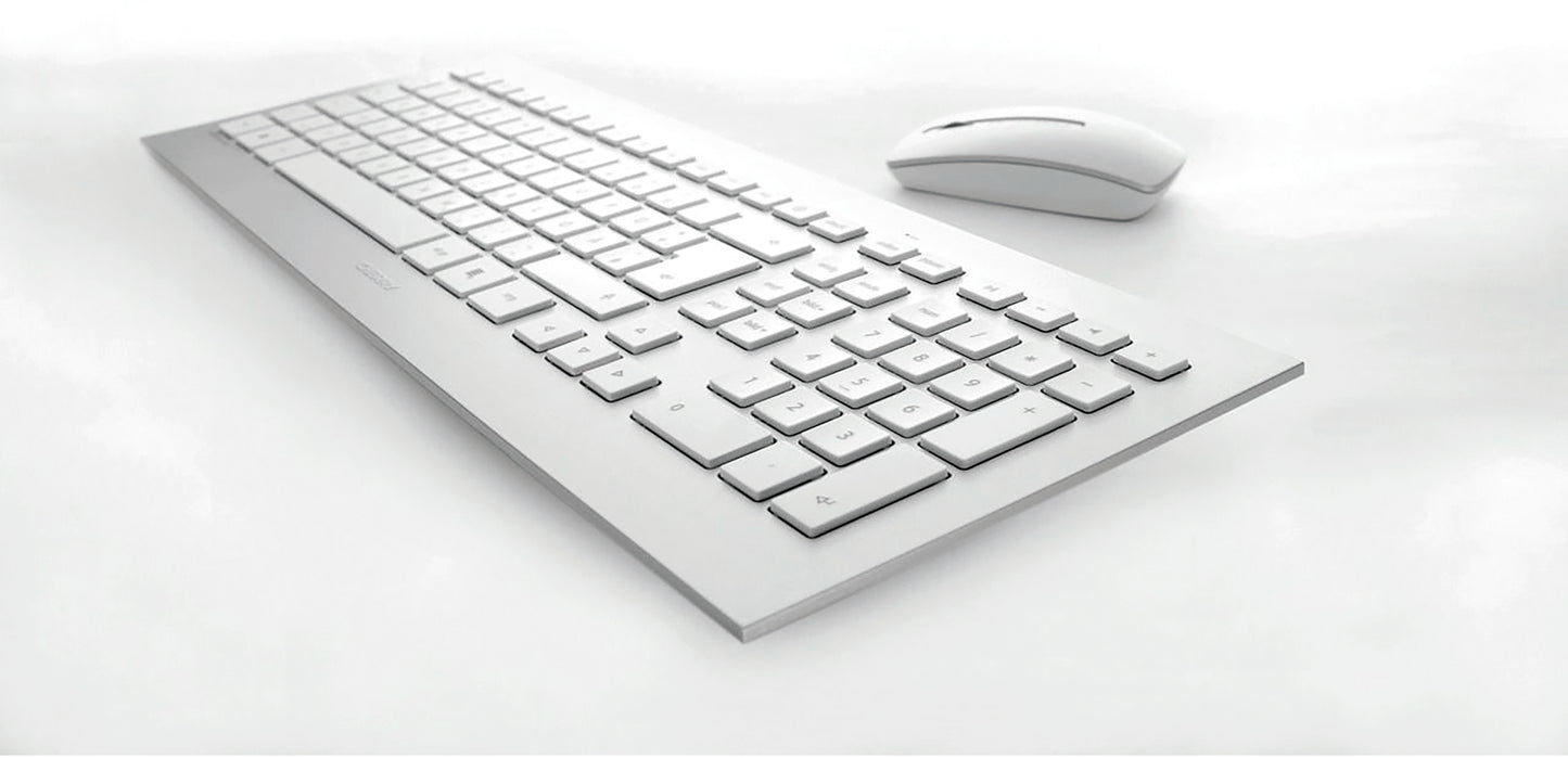 Cherry DW 8000 Ultra Flat Wireless Keyboard/Mouse Set Silver JD-0310GB