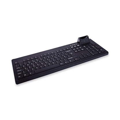 Cherry AKC8200 Hygiene Keyboard with Integrated Smartcard Reader Black AKC8200FUVB/UK