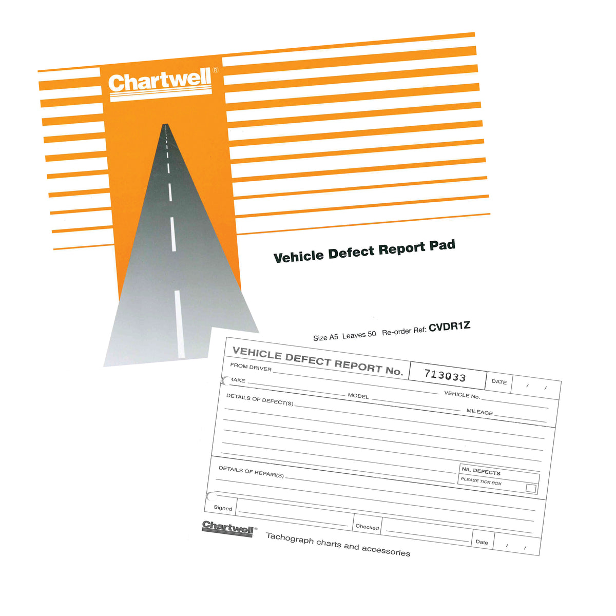 Exacompta Chartwell Vehicle Defect Report Pad CVDR1 – EverythingInk