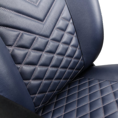 noblechairs ICON Gaming Chair Top Grain Leather Midnight Blue/Graphite GC-00N-NC