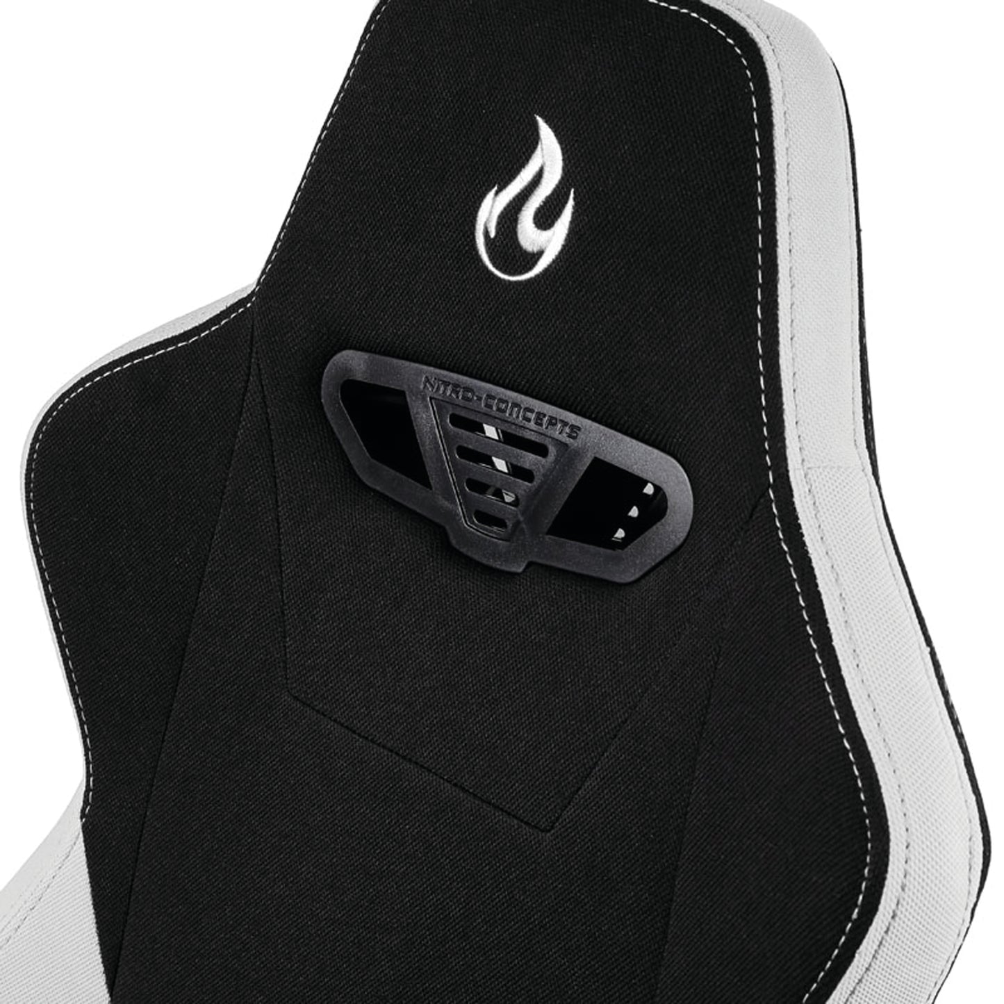 Nitro Concepts S300 Gaming Chair Fabric Radiant White GC-03F-NR
