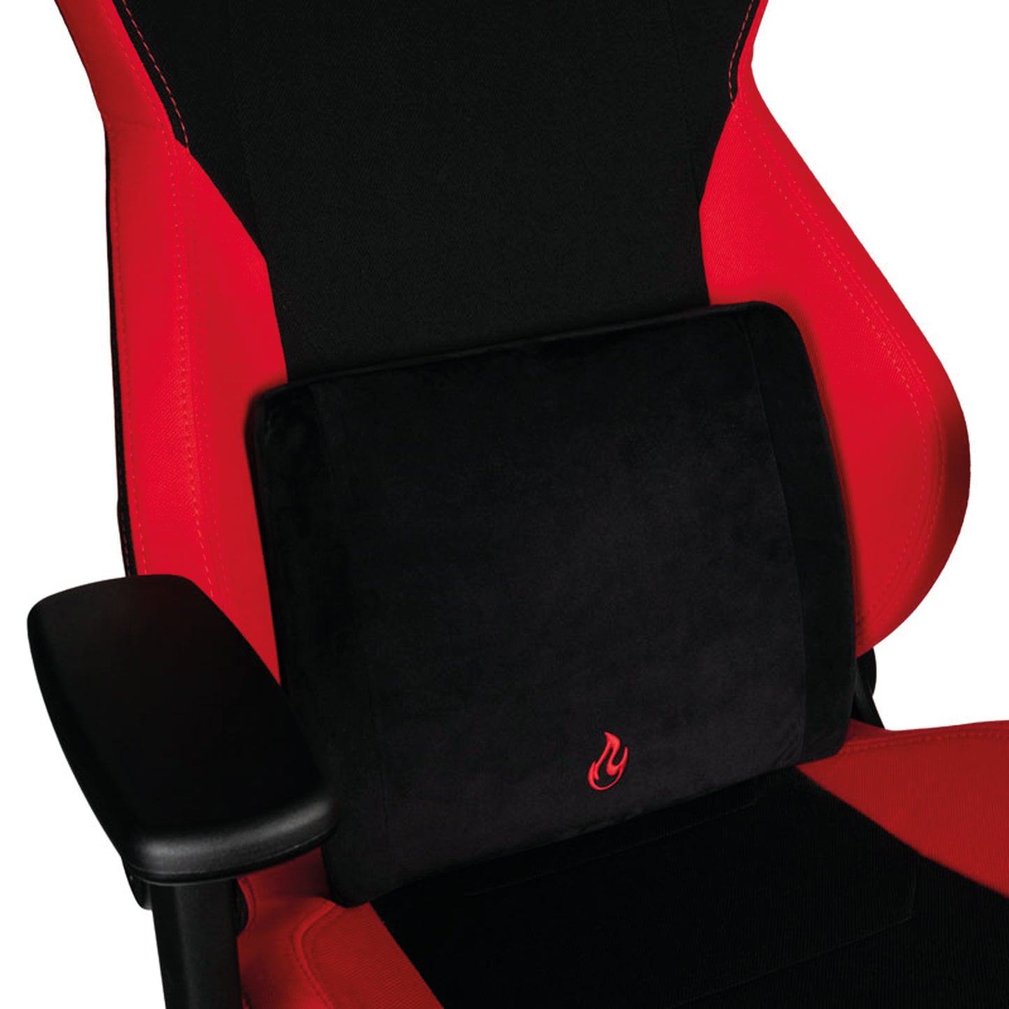 Nitro Concepts Ergonomic Memory Foam Pillow Set Black/Red GC-03W-NR