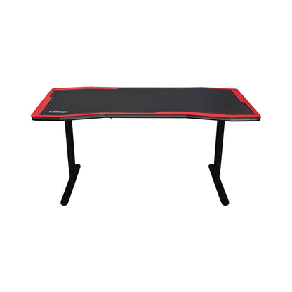 Nitro Concepts D16M Gaming Desk Height Adjustable 1600x800x725-825mm Carbon Red GC-053-NR