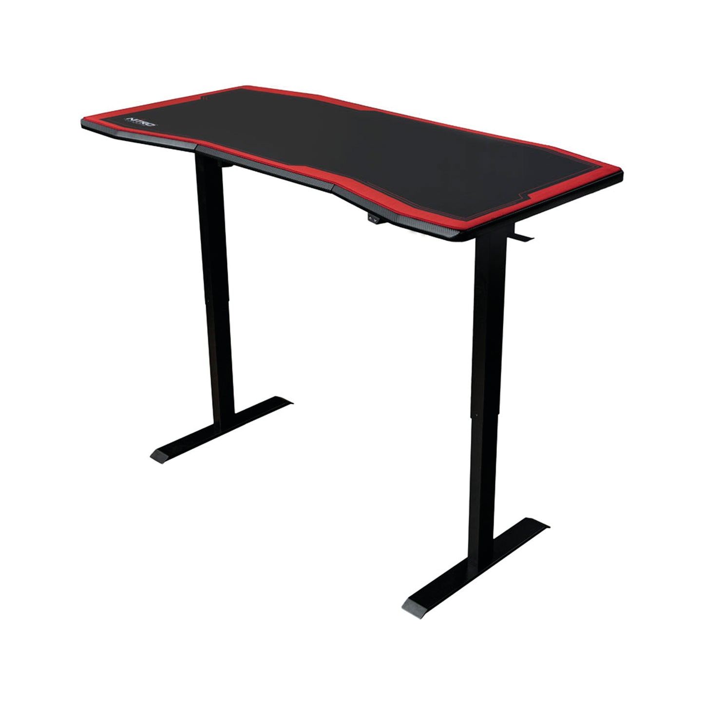 Nitro Concepts D16E Sit/Stand Gaming Desk 1600x800x710-1210mm  Carbon Red GC-051-NR