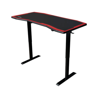 Nitro Concepts D16E Sit/Stand Gaming Desk 1600x800x710-1210mm  Carbon Red GC-051-NR