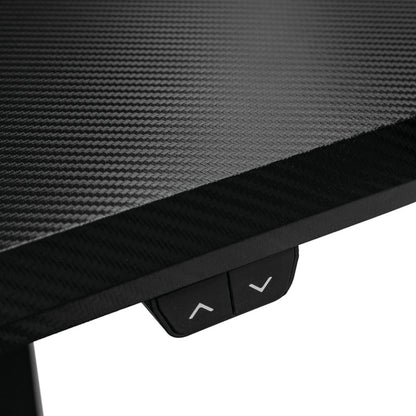 Nitro Concepts D16E Sit/Stand Gaming Desk 1600x800x710-1210mm  Carbon Red GC-051-NR
