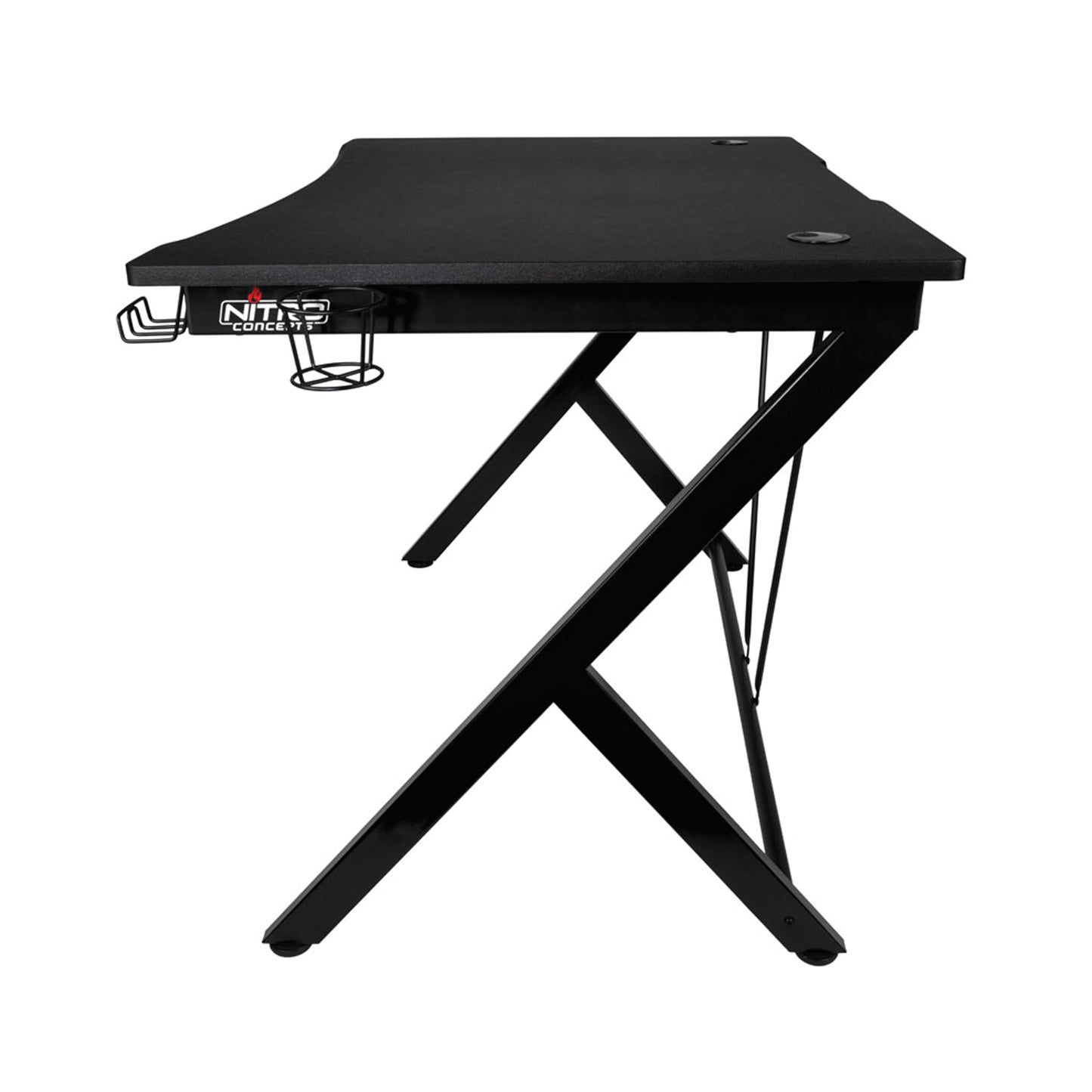 Nitro Concepts D12 Gaming Desk with Cable Management 1160x760x750mm Black GC-054-NR