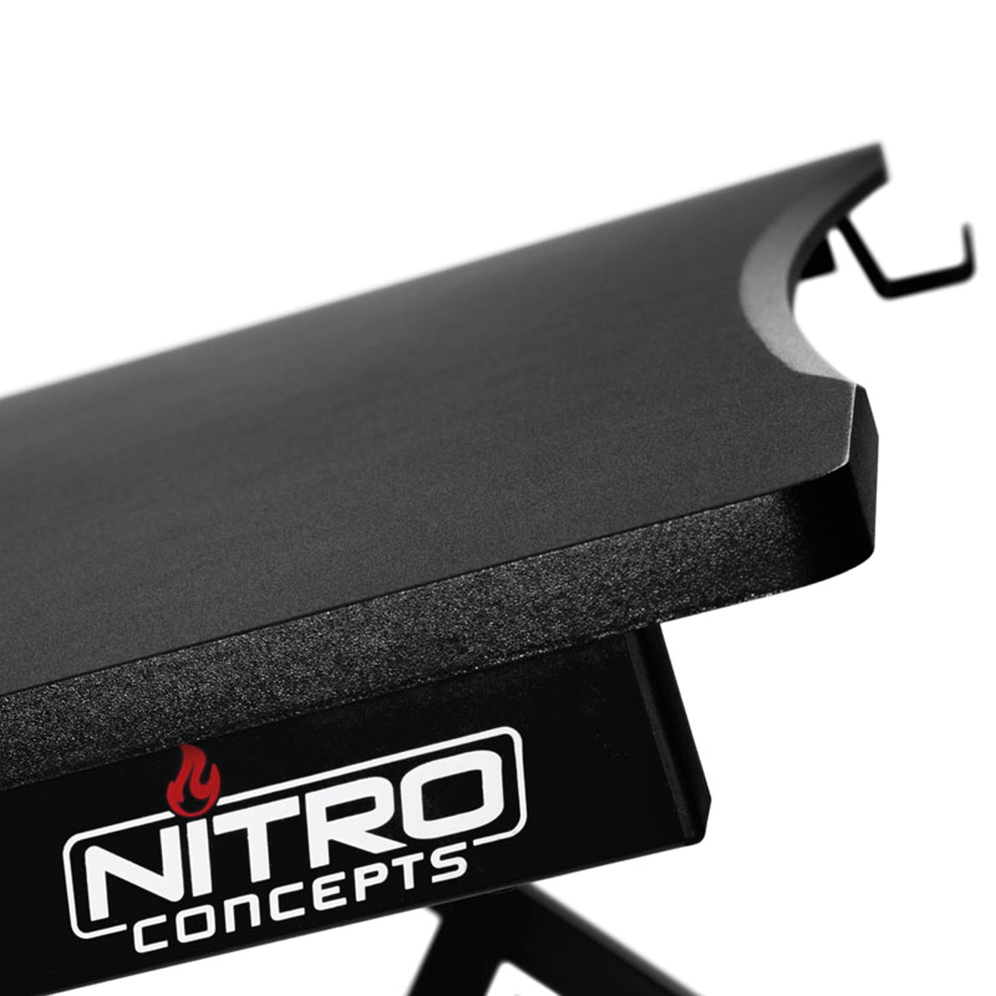 Nitro Concepts D12 Gaming Desk with Cable Management 1160x760x750mm Black GC-054-NR