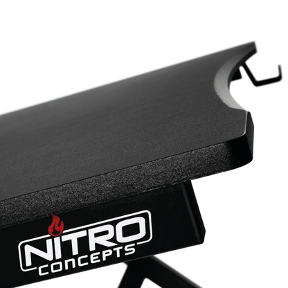 Nitro Concepts D12 Gaming Desk with Cable Management 1160x760x750mm Black GC-054-NR