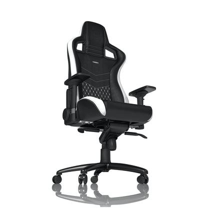 noblechairs EPIC Gaming Chair Real Leather Black/White/Red GC-008-NC