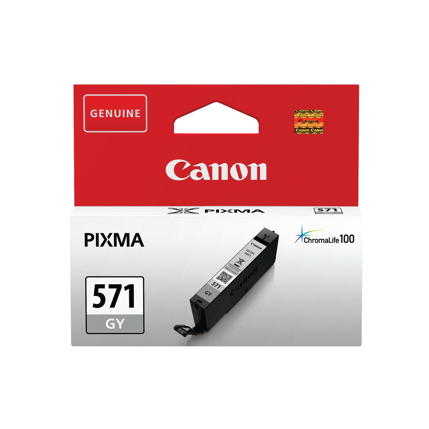 Canon CLI-571GY Inkjet Cartridge Grey 0389C001