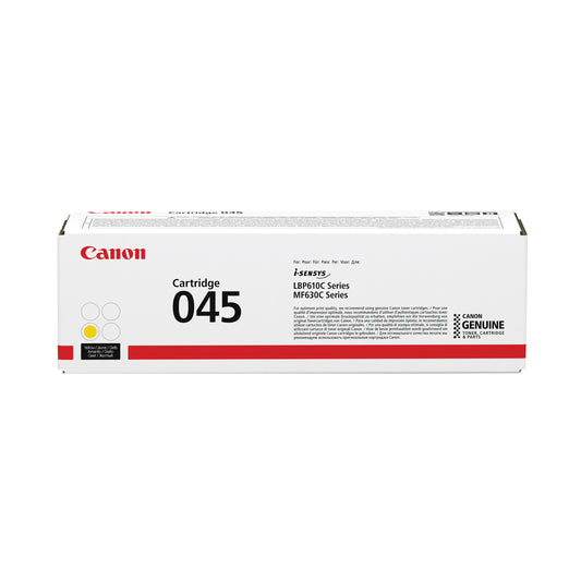 Canon 045Y Toner Cartridge Yellow 1239C002