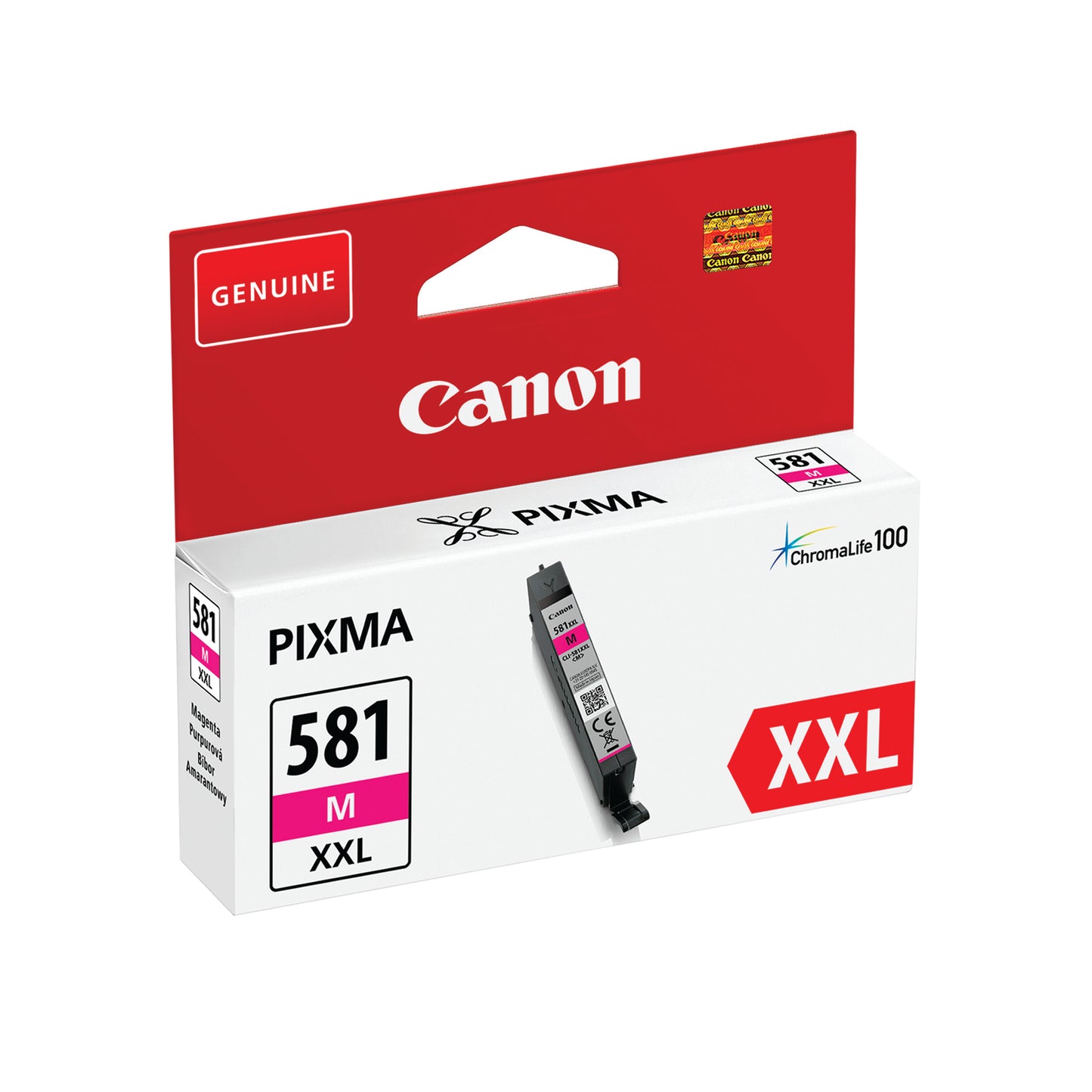 Canon CLI-581XXL Inkjet Cartridge Extra High Yield Magenta 1996C001