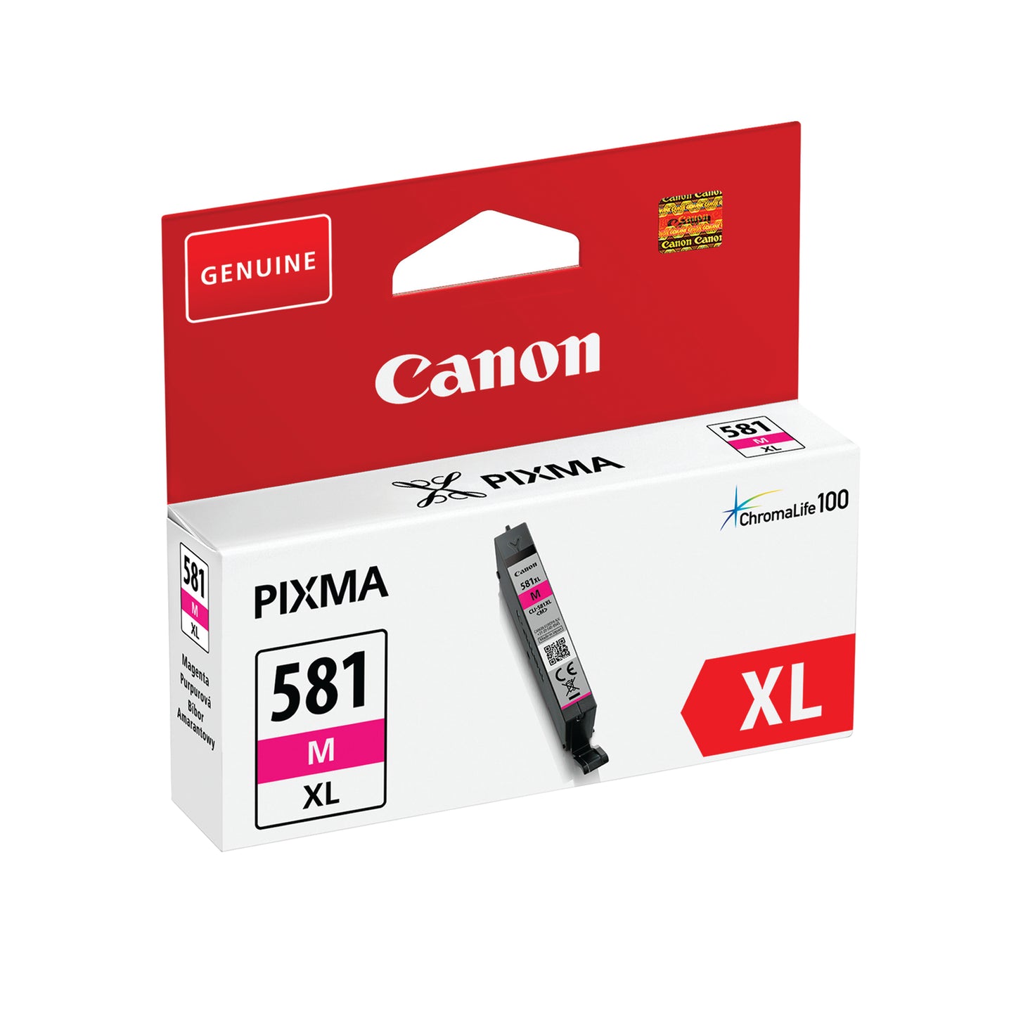 Canon CLI-581XL Inkjet Cartridge High Yield Magenta 2050C001