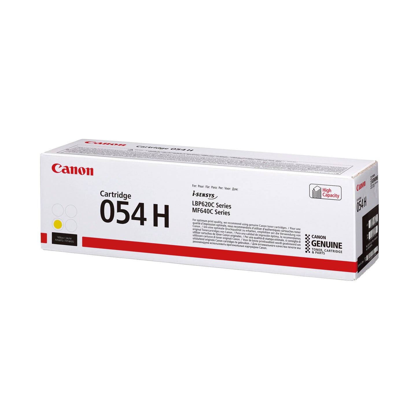 Canon 054H Toner Cartridge High Yield Yellow 3025C002