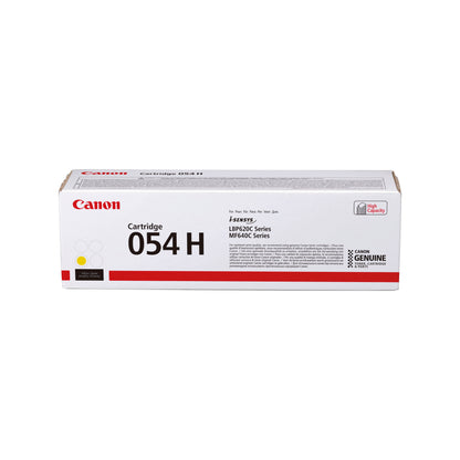 Canon 054H Toner Cartridge High Yield Yellow 3025C002