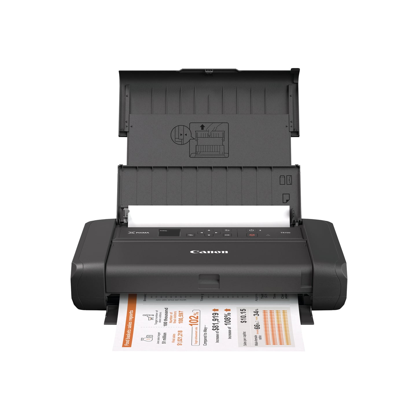 Canon Pixma TR150 W/B With Battery 4167C028