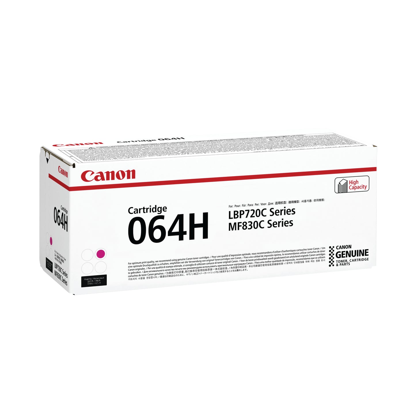 Canon 064H Toner Cartridge High Yield Magenta 4934C001