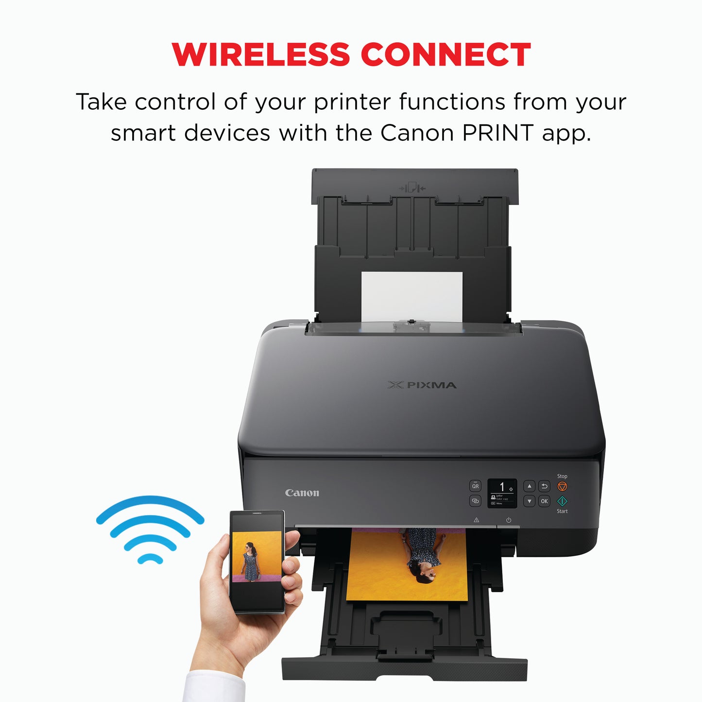 Canon PIXMA TS5350i 3-in-1 A4 Colour Wireless Inkjet Photo Printer Black 4462C088