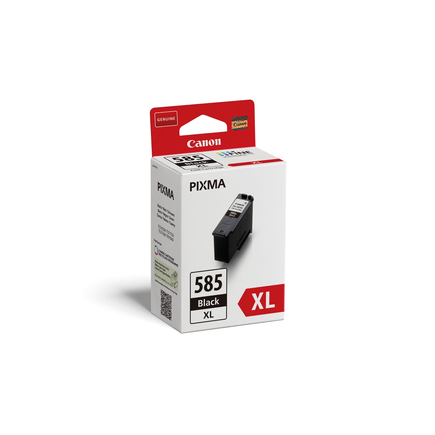 Canon PG-585XL Ink Cartridge High Yield Black 6204C001