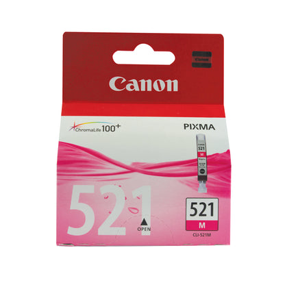 Canon CLI-521M Inkjet Cartridge Magenta 2935B001