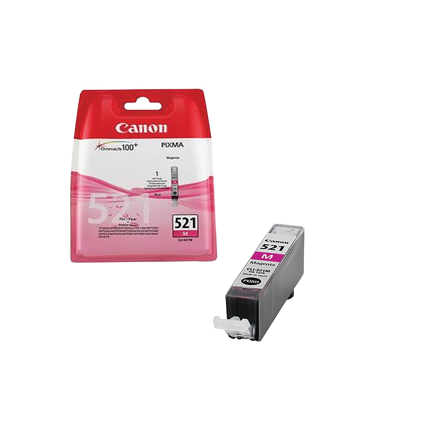 Canon CLI-521M Inkjet Cartridge Magenta 2935B001