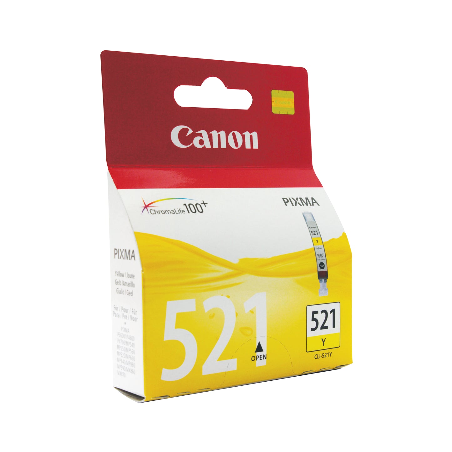 Canon CLI-521Y Yellow Ink Cartridge