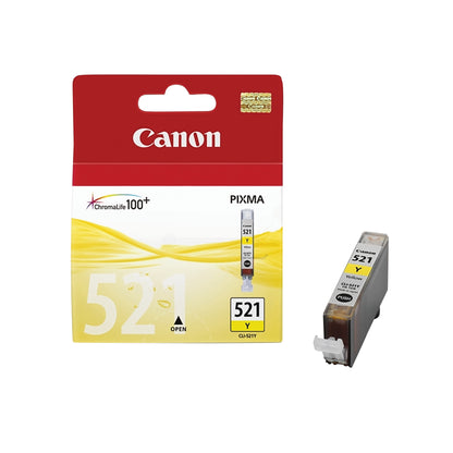 Canon CLI-521Y Yellow Ink Cartridge