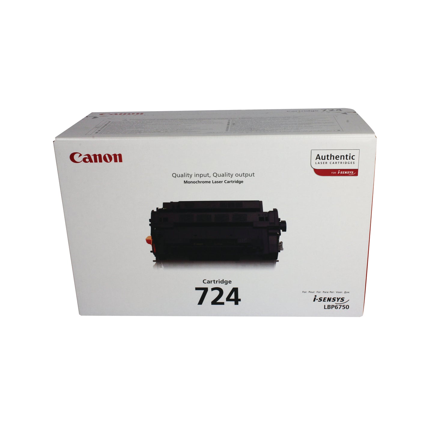 Canon 724 Toner Cartridge Black 3482B002AA