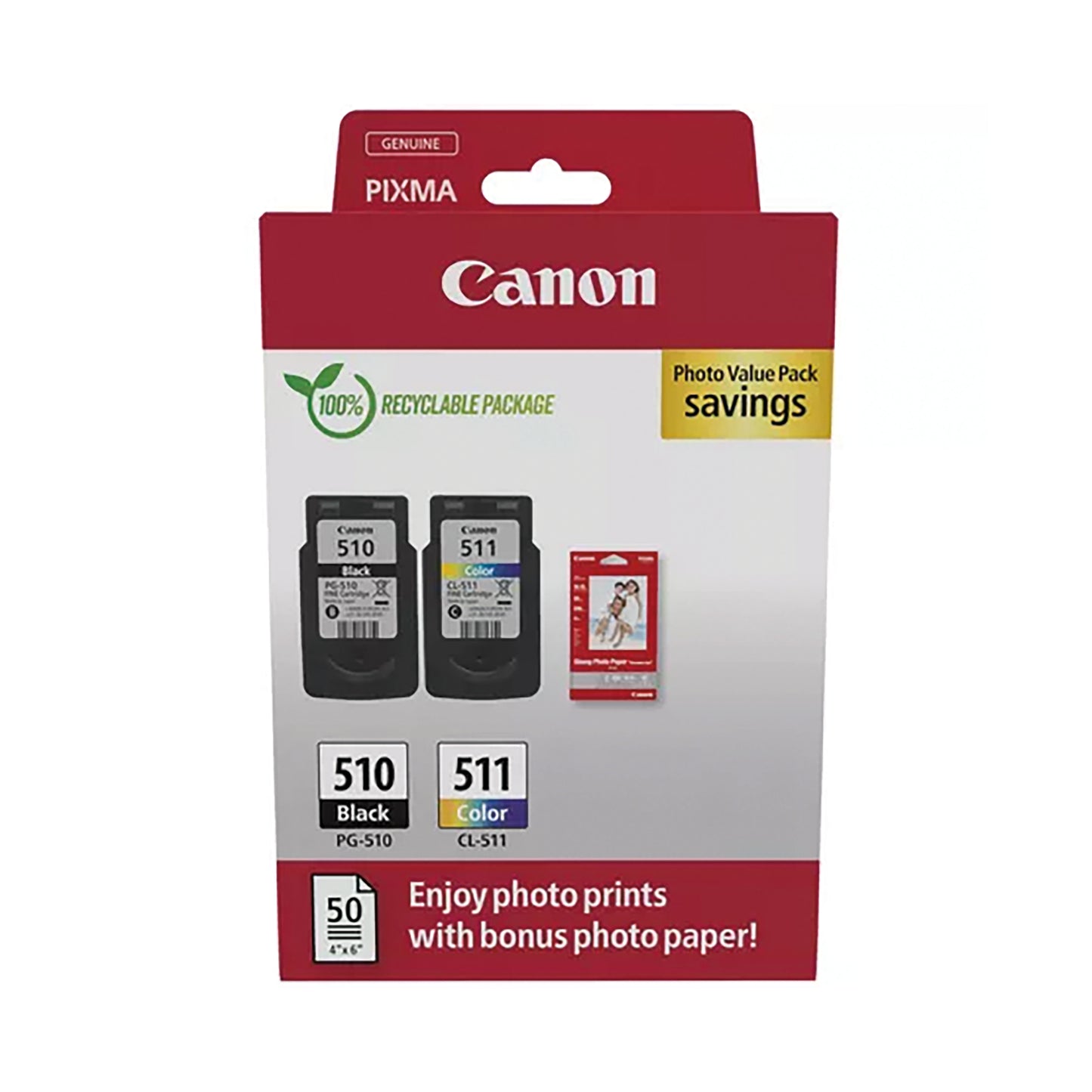 Canon 2970B017 ink cartridge 2 pc(s) Original Black, Cyan, Magenta, Yellow