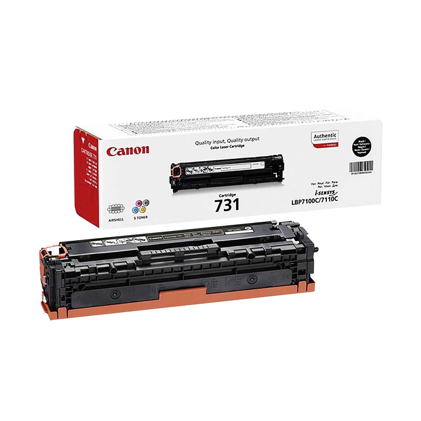 Canon 731BK Toner Cartridge Black 6272B002