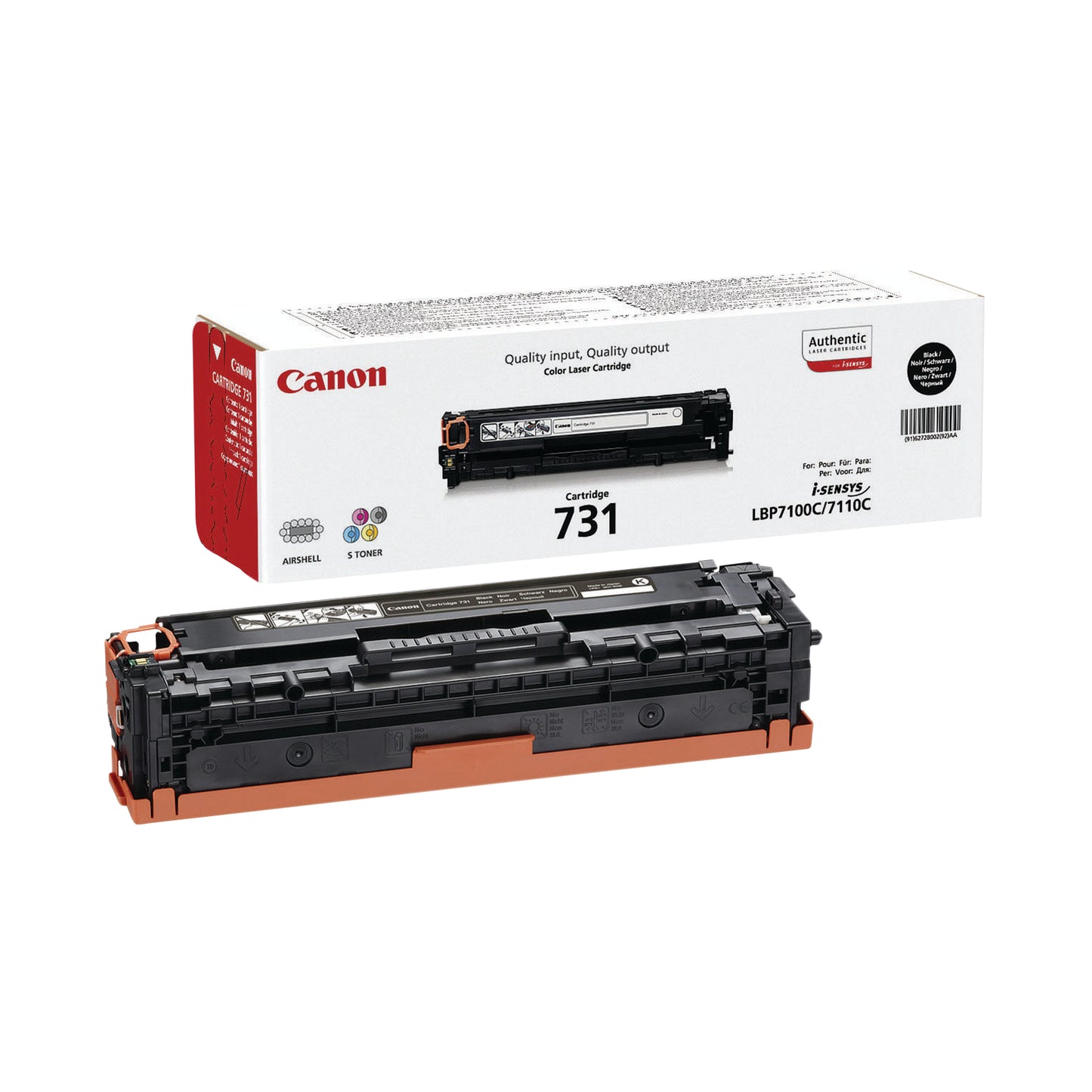 Canon 731H Black High Yield Toner Cartridge 6273B002