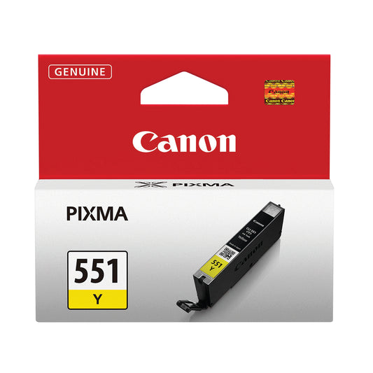 Canon CLI-551Y Inkjet Cartridge Yellow 6511B001