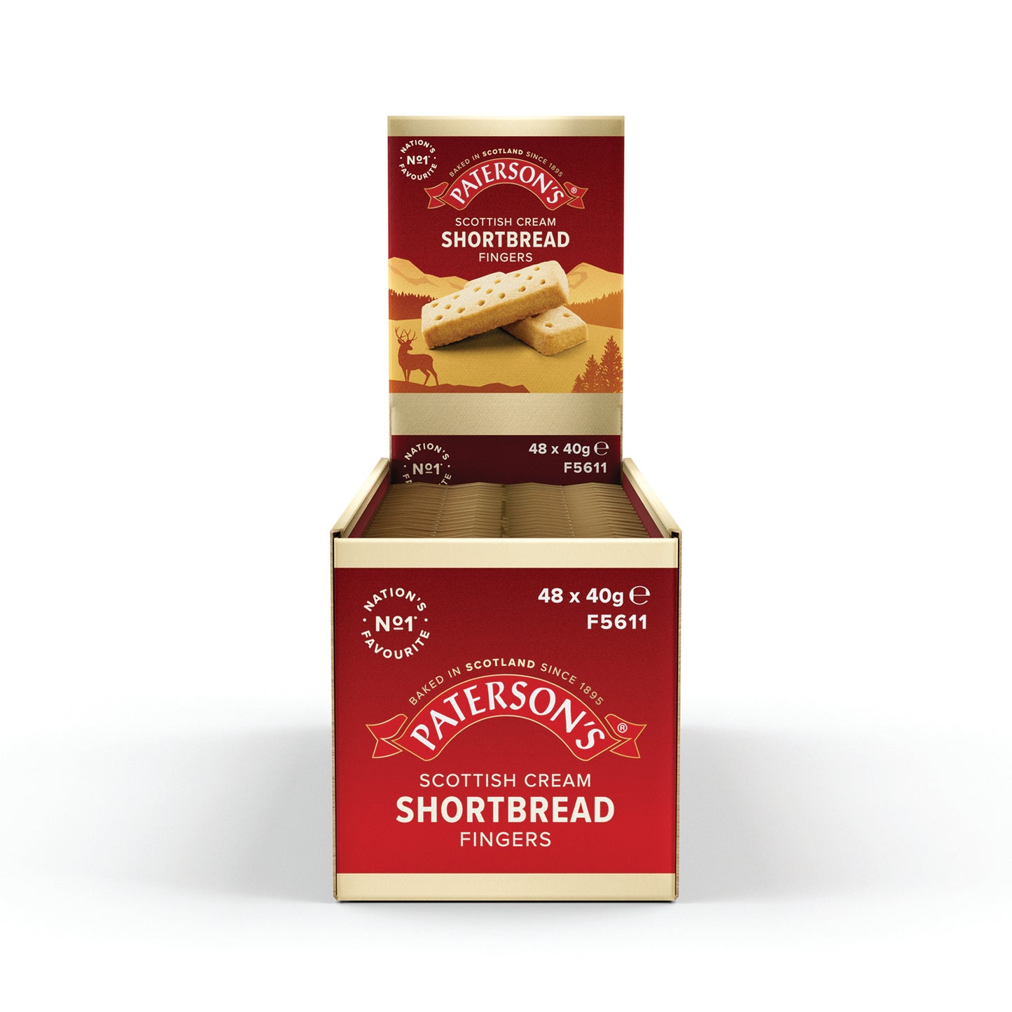Patersons Scottish Shortbread Fingers (Pack of 48) 0401228