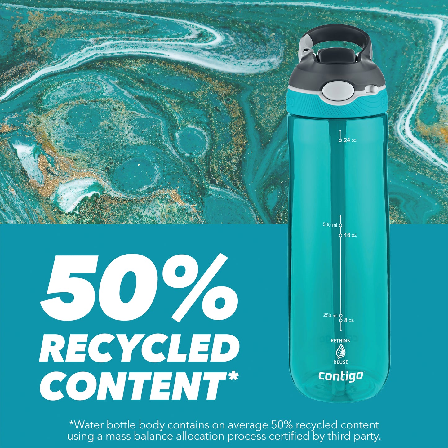 Contigo Ashland Autospout Triton Bottle 24oz/720ml Scuba 2191381