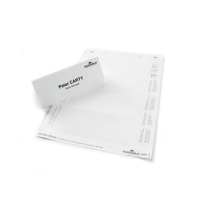 Durable Insert Sheets 61x150mm (Pack of 40) 1459/02