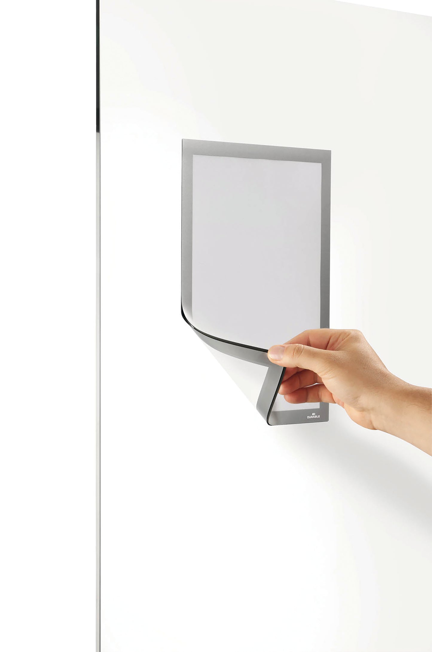Durable Duraframe Self Adhesive A4 Silver (Pack of 2) 4872/23