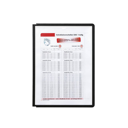 Durable Sherpa Display Panel A4 Black (Pack of 10) 5606/01