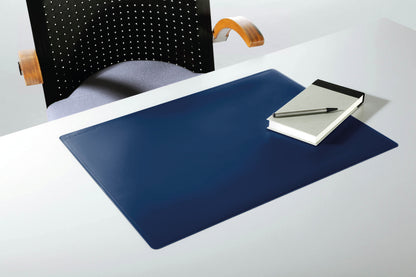 Durable Desk Mat Contoured Edge 530 x 400mm Dark Blue 710207