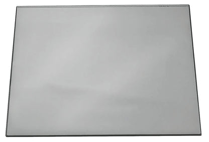 Durable Desk Mat with Clear Overlay 650 x 520mm Grey 720310