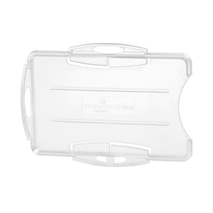 Durable Dual Security Pass Holder 54x85mm for 2 ID Passes Clear (Pack of 10) 891919