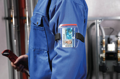 Durable Security Arm Band ID Badge Holder Clear (Pack of 10) 8414