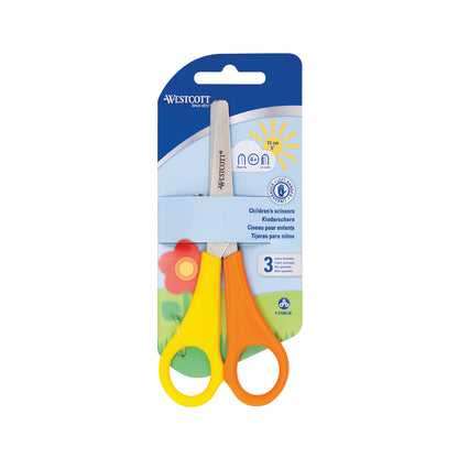 Westcott Left Handed Scissors 130mm Yellow/Orange (Pack of 12) E-21593 00