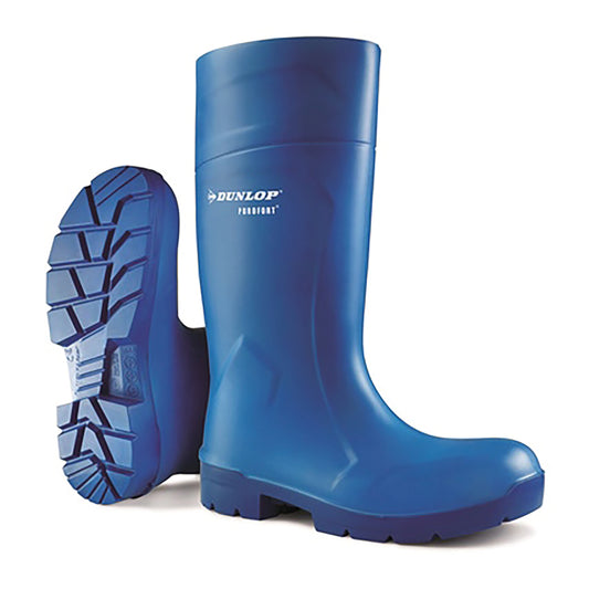 Dunlop Purofort Multigrip Waterproof Anti Bacteria Lined Safety Boots 1 Pair Blue 04