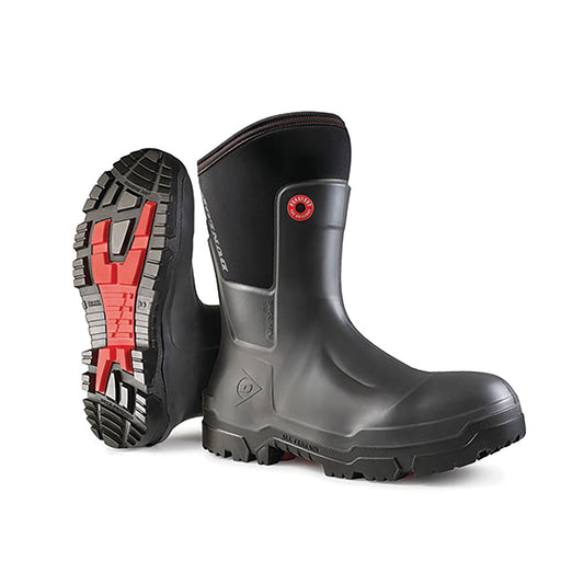 Dunlop SnugBoots 1 Pair Craftsman Breathable Waterproof Upper Full Safety Boots 1 Pair Black 08